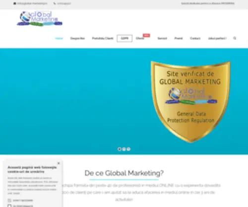 Global-Marketing.ro(Cele mai bune servicii de promovare) Screenshot