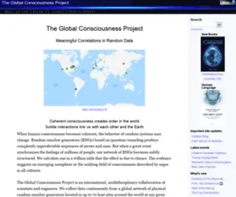 Global-Mind.org(The Global Consciousness Project) Screenshot
