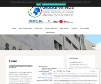 Global-Minds.eu(Global-MINDS European Master in the Psychology of Global Mobility, Inclusion, and Diversity in Society) Screenshot
