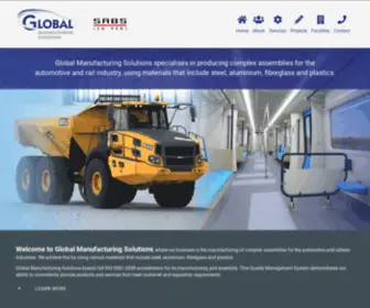 Global-MS.co.za(Global Manufacturing Solutions) Screenshot