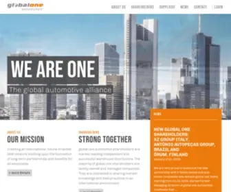 Global-One.com(Global One Automotive) Screenshot