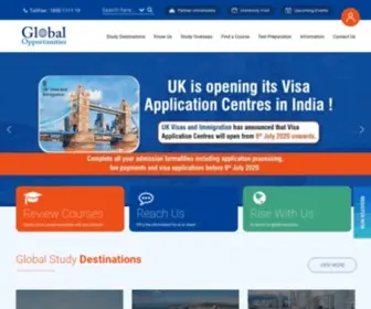 Global-Opportunities.net(Study Abroad Overseas Education Consultants Delhi NCR) Screenshot