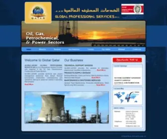 Global-Qatar.com(Global Professional Services W.L.L) Screenshot