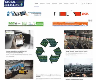 Global-Recycling.info(The Magazine for Business Opportunities & International Markets) Screenshot