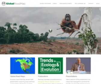 Global-Roadmap.org(A strategic approach for advancing nature and sustainability) Screenshot