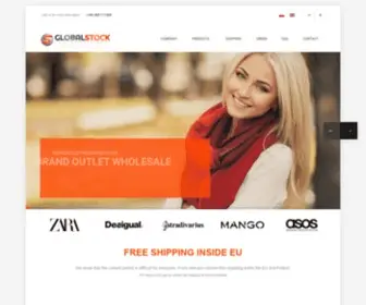 Global-Stock.eu(GLOBAL STOCK Outlet Warehouse Clothes Wholesale) Screenshot