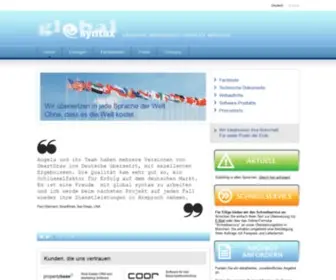 Global-SYntax.com(Global syntax) Screenshot