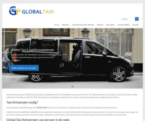 Global-Taxi.be(Global Taxi Antwerpen) Screenshot