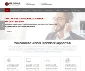 Global-Technical-Support.co.uk(Global technical support) Screenshot