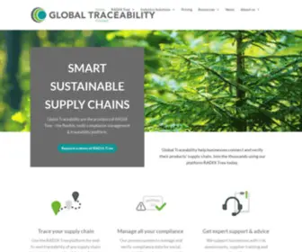 Global-Traceability.com(Global Traceability Solutions) Screenshot