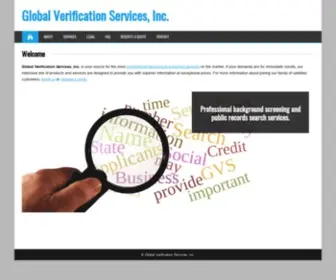 Global-Verification.com(Pre-Employment Screening) Screenshot