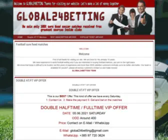 Global24Betting.com Screenshot