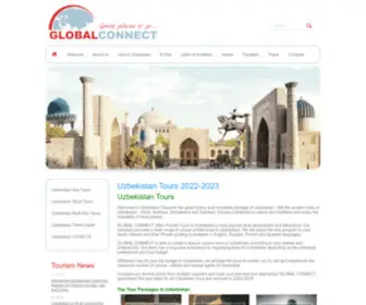 Globalconnect.uz(Uzbekistan Tours 2023/Tour Packages to Uzbekistan) Screenshot