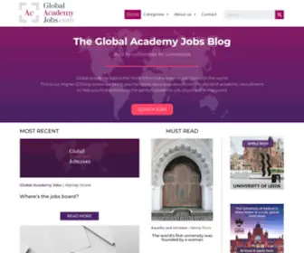 Globalacademyjobs.com(Global Academy Jobs Blog) Screenshot