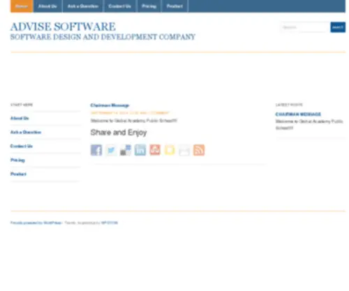 Globalacademypublicschool.com(Advise Software) Screenshot