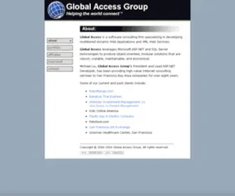 Globalaccessgroup.com(ASP.NET Consulting) Screenshot