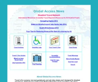 Globalaccessnews.com(Wheelchair) Screenshot