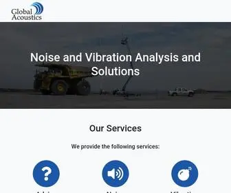 Globalacoustics.com.au(Global Acoustics) Screenshot