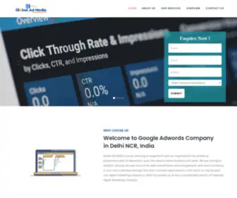 Globalad-Media.com(Google Adwords Promotion Partner Company in Delhi NCR) Screenshot