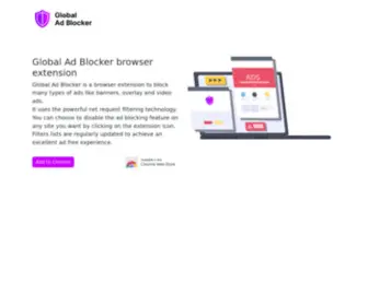 Globaladblocker.com(Global Ad Blocker) Screenshot