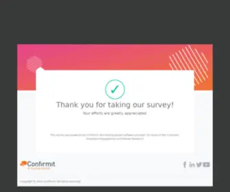 Globaladvisorinsights.com(End of Survey Page) Screenshot