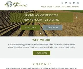 Globalaginvesting.com(GLOBAL AGINVESTING Home) Screenshot