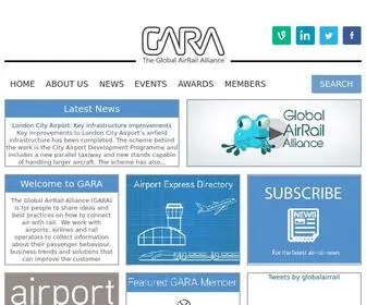 Globalairrail.com(The Global AirRail Alliance (GARA)) Screenshot