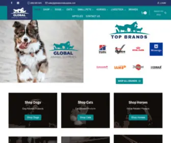 Globalanimalsupplies.com(One Stop Online Dogfood and Supplies) Screenshot