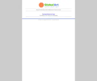 Globalartinfo.com(Global Art Information Directory) Screenshot