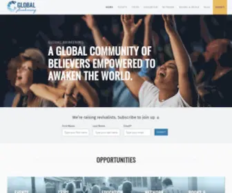 Globalawakening.com(Healing and Revival Ministry Founded by Randy Clark) Screenshot