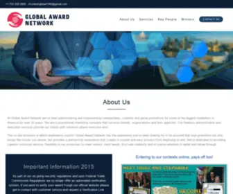 Globalawardnetwork.com(Global Award Network) Screenshot