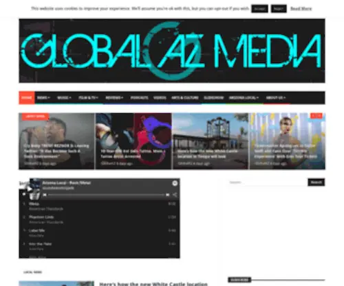 Globalazmedia.com(Global AZ Media) Screenshot