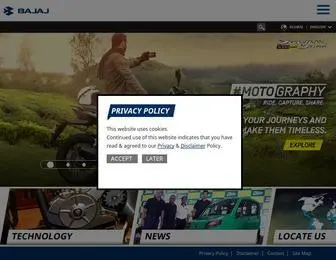 Globalbajaj.com(Bajaj Global) Screenshot