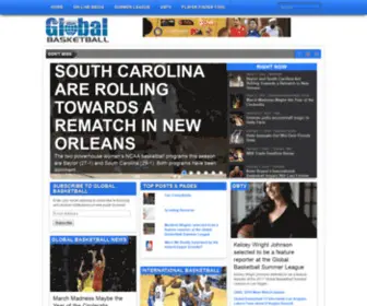 Globalbasketball.com(Global Basketball) Screenshot