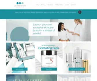 Globalbeauty.net(Private Label Skincare) Screenshot