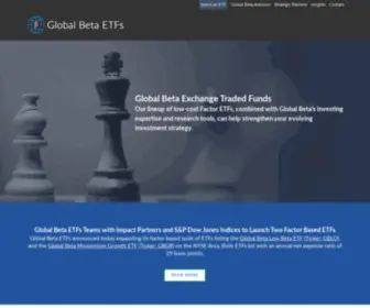 Globalbetaetf.com(Global Beta Smart Income Index) Screenshot