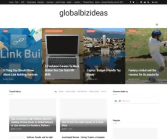 Globalbizideas.com(Global Biz Ideas) Screenshot