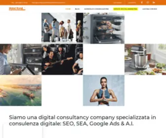 Globalbrandcommunication.it(Agenzia SEO Milano) Screenshot