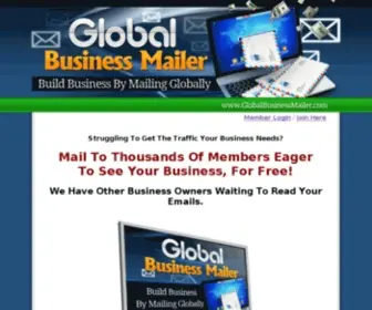 Globalbusinessmailer.com(Global Business Mailer) Screenshot