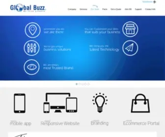 Globalbuzz.in(Web design and Web development Company) Screenshot