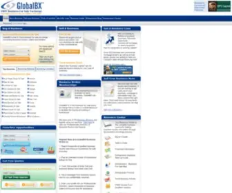 Globalbx.com(Businesses For Sale at GlobalBX) Screenshot