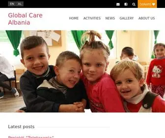 Globalcarealbania.org(Global Care Albania) Screenshot