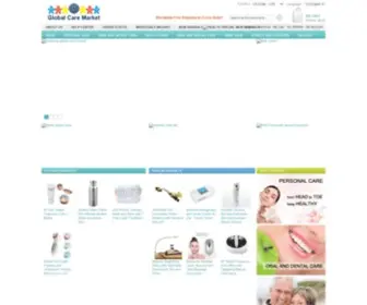 Globalcaremarket.com(Health Care Products for the Home) Screenshot