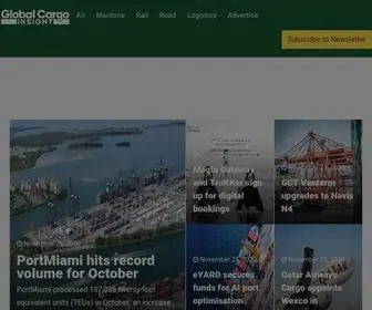 Globalcargoinsight.com(Global Cargo Insight) Screenshot
