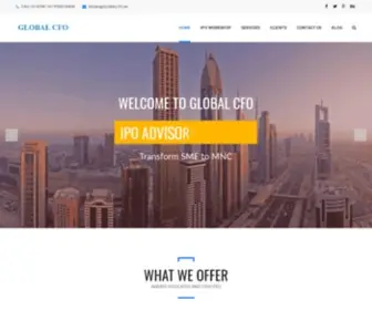 GlobalcFo.in(Our website) Screenshot