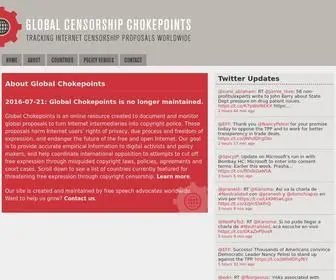 Globalchokepoints.org(Global Censorship Chokepoints) Screenshot