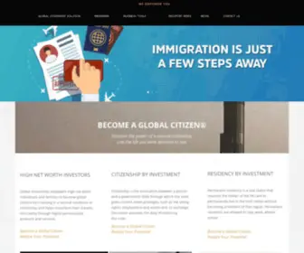 Globalcitizenshipsolution.com(Global Citizenship Solution) Screenshot