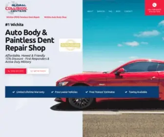 Globalcollisioncenters.com(Wichita's #1 Leading Auto Body & Dent Repair) Screenshot