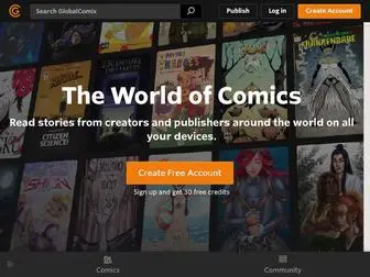 Globalcomix.com(GlobalComix) Screenshot