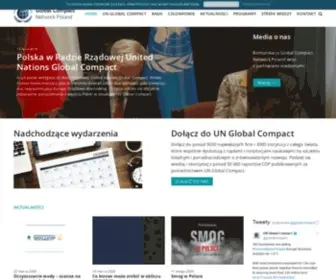 Globalcompact.org.pl(Global Compact Poland) Screenshot